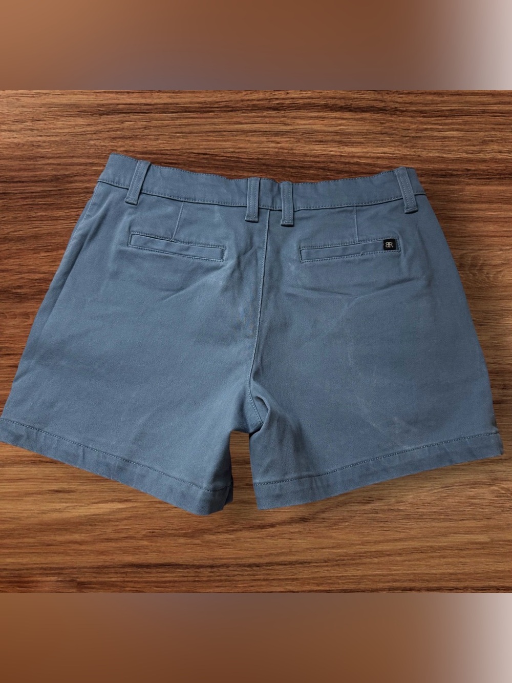 Women’s Banana Republic Light Blue Cotton Blend Shorts - Picture 3 of 6
